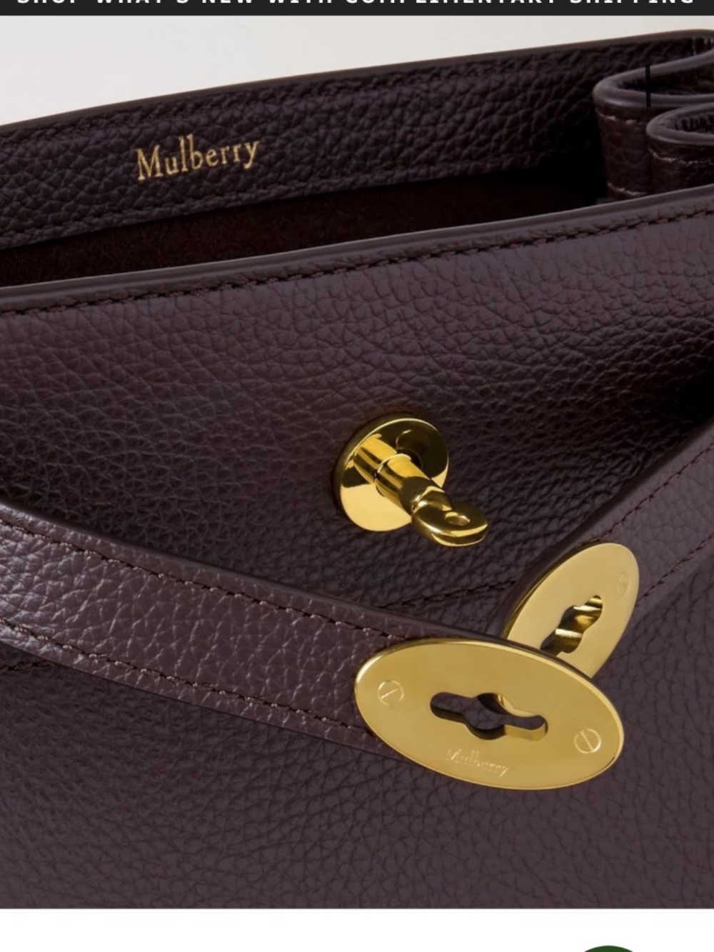 Mulberry Islington Bucket Ebony Small Classic Grain - Picture 4 of 8